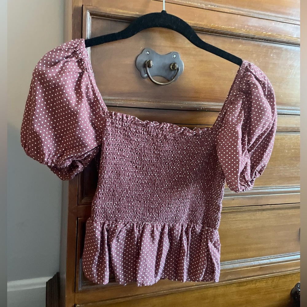Cute Polka Dot Top